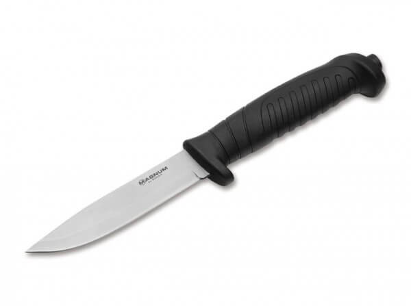 Feststehendes Messer, Schwarz, 420A, Kunststoff