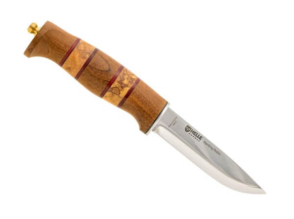 Feststehendes Messer, Braun, H3LS, Buchenholz