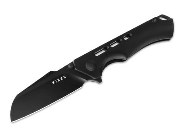Taschenmesser, Schwarz, Daumenpin, Framelock, CPM-S-35VN, Titan