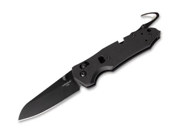 Taschenmesser, Schwarz, Daumenpin, Schieberiegel, N680, G10