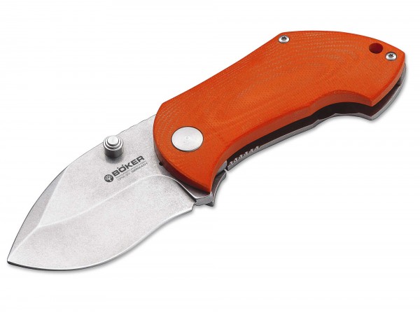 Taschenmesser, Orange, Daumenpin, Framelock, CPM-3V, G10