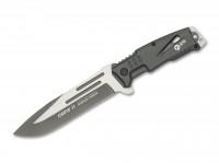 Feststehendes Messer, Grau, Feststehend, 7Cr17MoV, Aluminium Feststehendes Messer, Grau, Feststehend, 7Cr17MoV, Aluminium