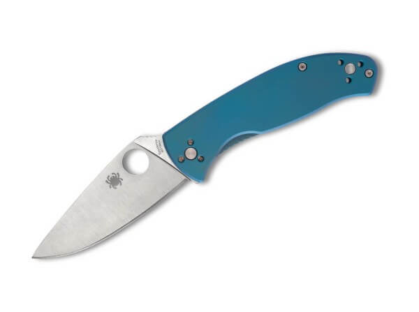 Taschenmesser, Blau, Daumenöffnung, Integral Lock, 8Cr13MoV, Titan