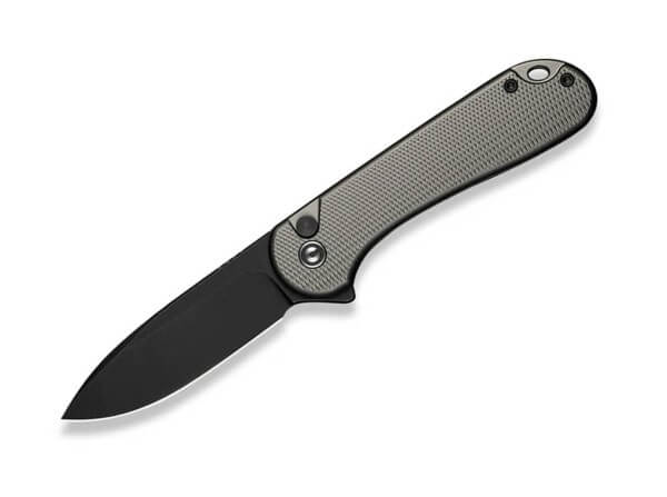 Taschenmesser, Grau, Flipper, Button Lock, Nitro-V, Aluminium