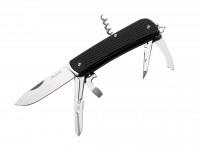 Taschenmesser, Schwarz, Nagelhau, Slipjoint, 12C27, G10 Taschenmesser, Schwarz, Nagelhau, Slipjoint, 12C27, G10