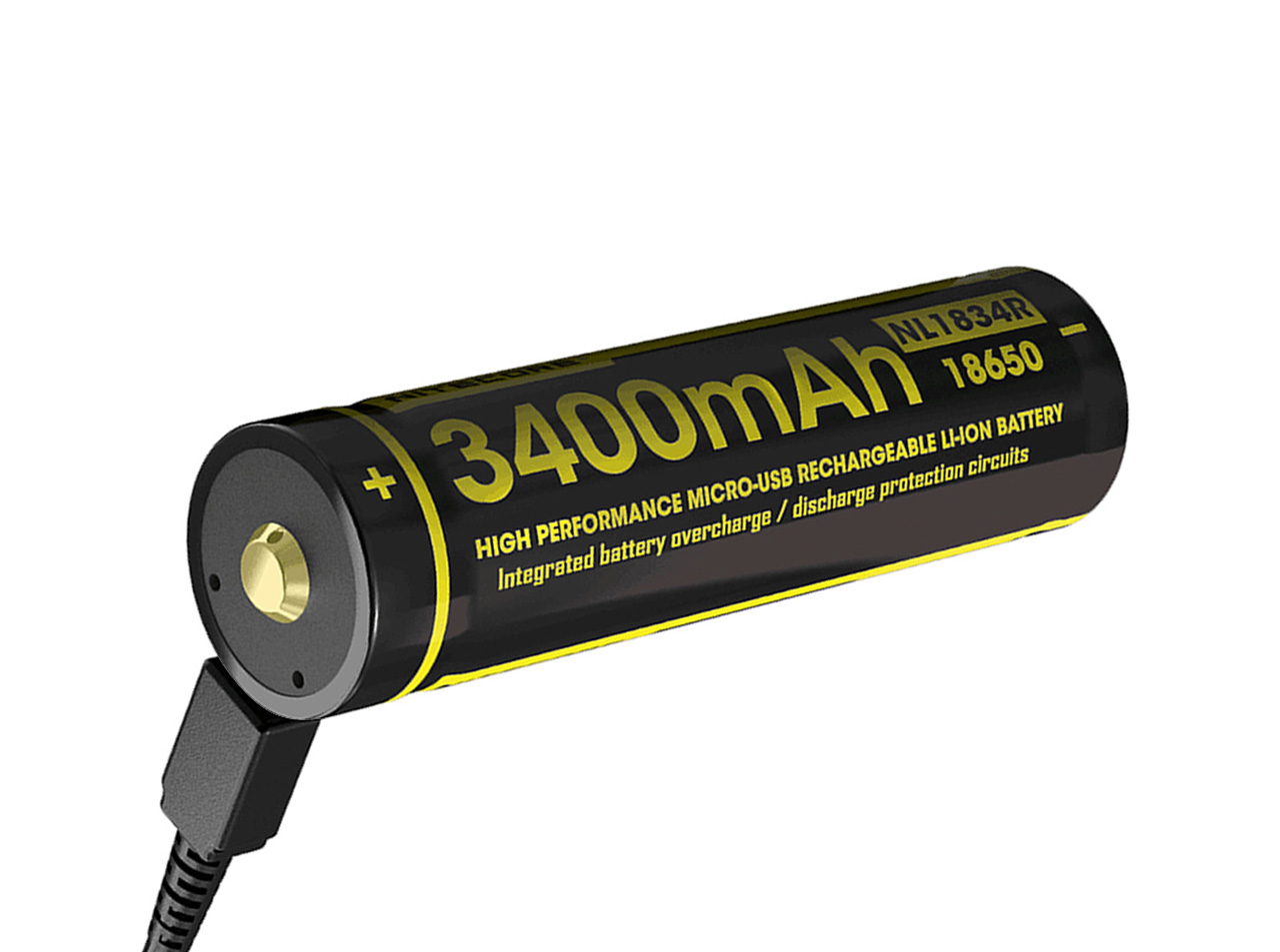 Battery 18650 3400 mAh USB