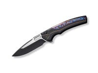 Taschenmesser, Schwarz, Daumenöffnung, Button Lock, CPM-20CV, Titan Taschenmesser, Schwarz, Daumenöffnung, Button Lock, CPM-20CV, Titan