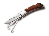 Taschenmesser, Braun, Nagelhau, Backlock, 440A, Walnussholz Taschenmesser, Braun, Nagelhau, Backlock, 440A, Walnussholz
