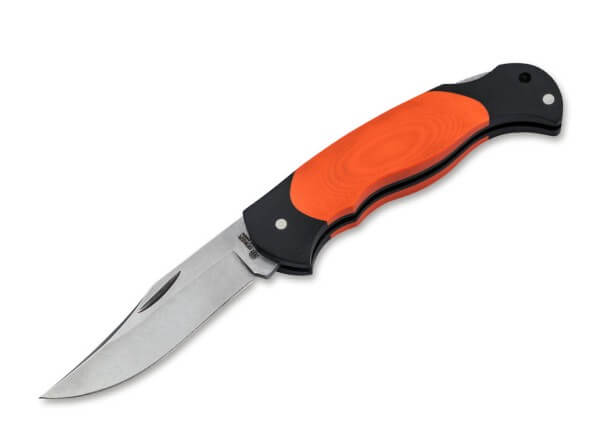 Taschenmesser, Orange, Nagelhau, Backlock, 4034, G10