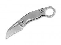 Taschenmesser, Silber, Daumenöffnung, Framelock, D2, Edelstahl Taschenmesser, Silber, Daumenöffnung, Framelock, D2, Edelstahl