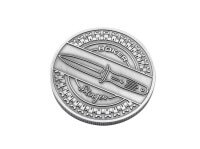 Challenge Coin, Grau Challenge Coin, Grau