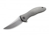 Taschenmesser, Grau, Flipper, Framelock, CPM-20CV, Titan Taschenmesser, Grau, Flipper, Framelock, CPM-20CV, Titan