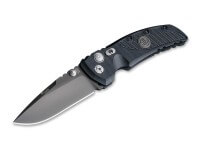 Taschenmesser, Schwarz, Daumenpin, Druckknopf, 154CM, G10 Taschenmesser, Schwarz, Daumenpin, Druckknopf, 154CM, G10