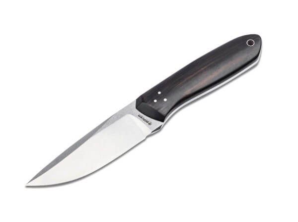 Feststehendes Messer, Schwarz, Feststehend, N690, Grenadillholz