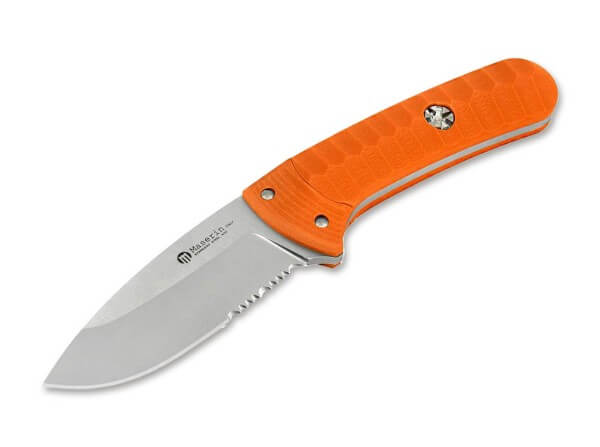 Feststehendes Messer, Orange, 440C, G10