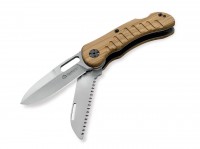 Taschenmesser, Braun, Daumenöffnung, Backlock, 440C, Olivenholz Taschenmesser, Braun, Daumenöffnung, Backlock, 440C, Olivenholz