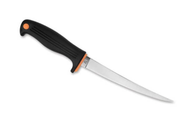 Feststehendes Messer, Schwarz, 420J2, Kunststoff