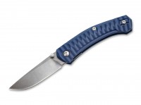 Taschenmesser, Blau, Daumenpin, Linerlock, M390, FRN Taschenmesser, Blau, Daumenpin, Linerlock, M390, FRN