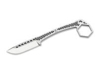 Feststehendes Messer, Silber, 14C28N, Edelstahl Feststehendes Messer, Silber, 14C28N, Edelstahl