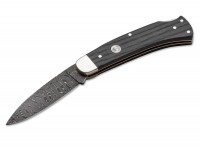 Taschenmesser, Braun, Nein, Backlock, Damast, Mooreichenholz Taschenmesser, Braun, Nein, Backlock, Damast, Mooreichenholz