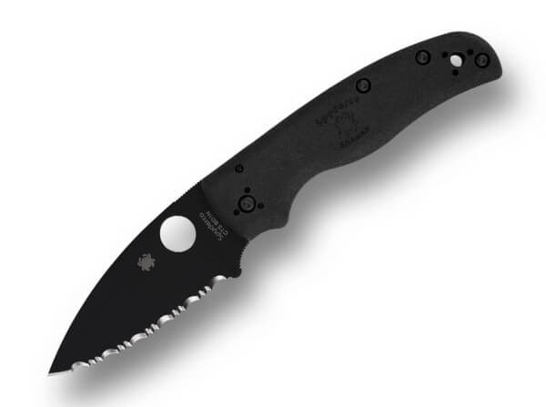 Taschenmesser, Schwarz, Daumenöffnung, Compression Lock, CTS BD-1N, FRN