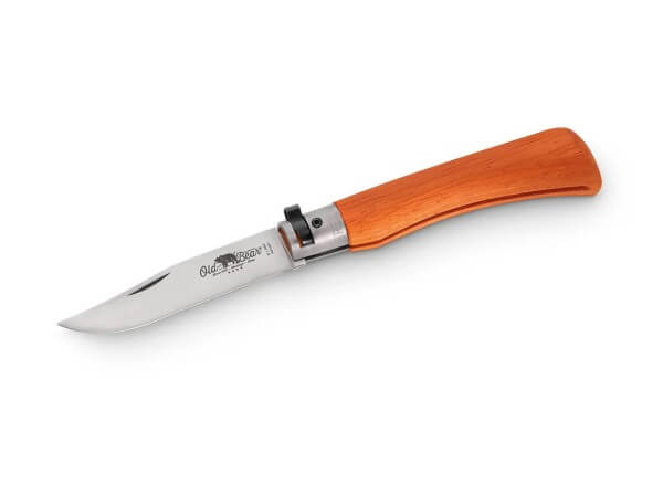 Taschenmesser, Orange, Nagelhau, Twist Lock, 420, Holz