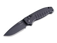 Taschenmesser, Schwarz, Druckknopf, Druckknopf, 154CM, Aluminium Taschenmesser, Schwarz, Druckknopf, Druckknopf, 154CM, Aluminium