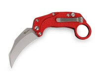 Taschenmesser, Rot, Nein, Button Lock, N690, Aluminium Taschenmesser, Rot, Nein, Button Lock, N690, Aluminium