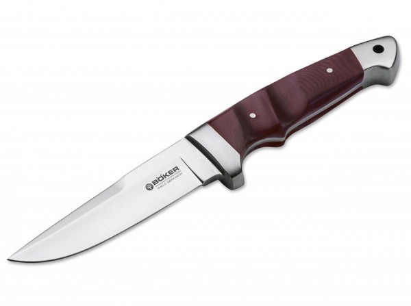 Feststehendes Messer, Rot, Feststehend, 440C, Micarta