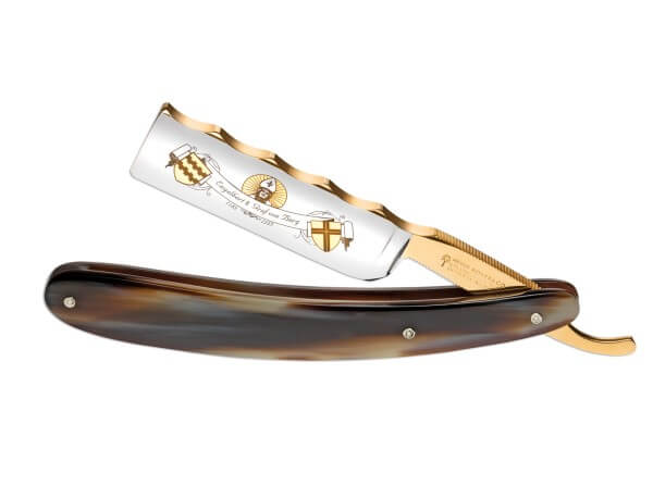 Rasiermesser, Braun, Kohlenstoffstahl, Horn