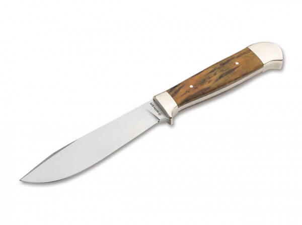 Feststehendes Messer, Braun, Feststehend, N690, Maserbirkenholz