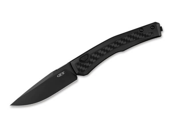 Taschenmesser, Schwarz, Druckknopf, Druckknopf, MagnaCut, Titan