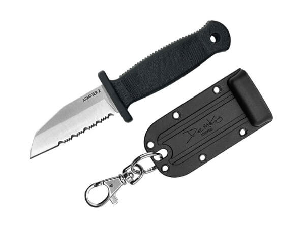 Feststehendes Messer, Schwarz, 4034SS, TPR