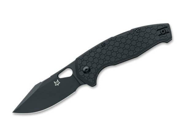 Taschenmesser, Schwarz, Daumenöffnung, Backlock, Niolox, FRN