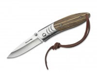 Taschenmesser, Braun, Daumenpin, 440A, Zebraholz Taschenmesser, Braun, Daumenpin, 440A, Zebraholz