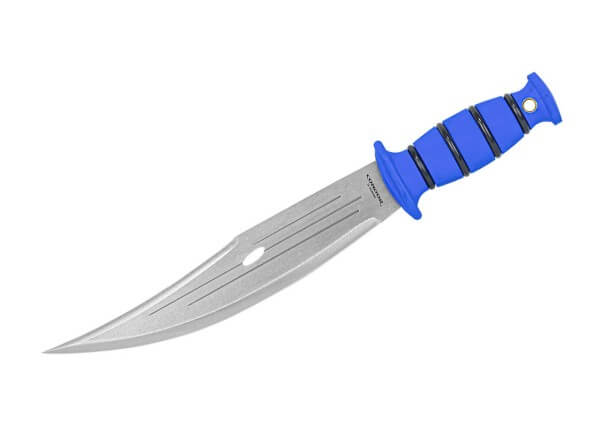 Feststehendes Messer, Blau, 1075, TPE