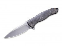 Taschenmesser, Schwarz, Flipper, Framelock, CPM-S-35VN, Kohlefaser Taschenmesser, Schwarz, Flipper, Framelock, CPM-S-35VN, Kohlefaser