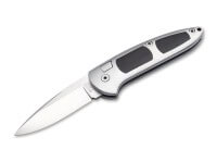 Taschenmesser, Silber, Druckknopf, Druckknopf, CPM-S-35VN, Grenadillholz Taschenmesser, Silber, Druckknopf, Druckknopf, CPM-S-35VN, Grenadillholz