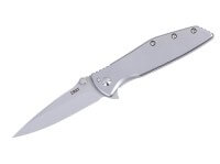 Taschenmesser, Grau, Flipper, Framelock, D2, Edelstahl Taschenmesser, Grau, Flipper, Framelock, D2, Edelstahl