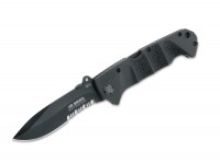 Taschenmesser, Schwarz, Daumenpin, Backlock, 440C, Zytel Taschenmesser, Schwarz, Daumenpin, Backlock, 440C, Zytel