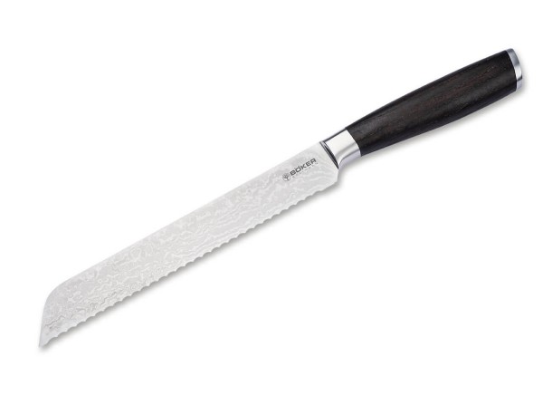 Kochmesser, Braun, Damast VG-10, Räuchereiche
