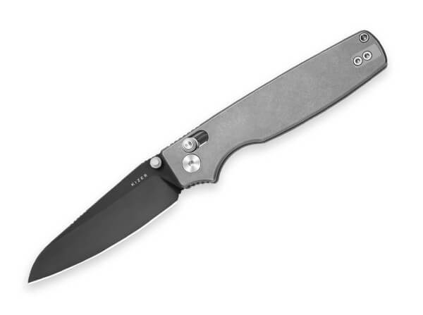 Taschenmesser, Grau, Daumenpin, Clutch Lock, CPM-S-45VN, Titan