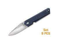 Taschenmesser, Blau, Daumenpin, Sonstiges, X35Cr16N, Polyamid Taschenmesser, Blau, Daumenpin, Sonstiges, X35Cr16N, Polyamid