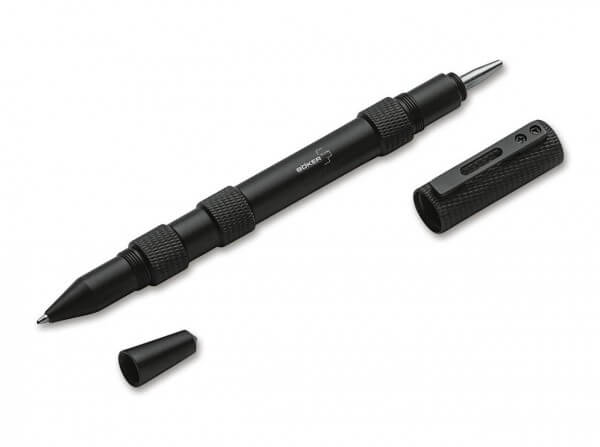 Tactical Pen, Schwarz, Aluminium