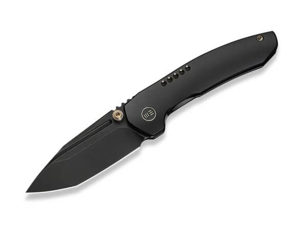 Taschenmesser, Schwarz, Daumenpin, Framelock, M390, Titan
