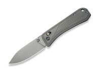 Taschenmesser, Grau, Daumenpin, Crossbar Lock, CPM-S-45VN, Titan Taschenmesser, Grau, Daumenpin, Crossbar Lock, CPM-S-45VN, Titan
