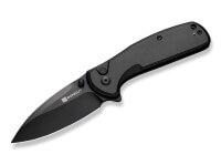 Taschenmesser, Schwarz, Daumenpin, Button Lock, 9Cr18MoV, Aluminium Taschenmesser, Schwarz, Daumenpin, Button Lock, 9Cr18MoV, Aluminium