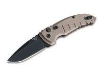 Taschenmesser, Khaki, Druckknopf, Druckknopf, CPM-154, Aluminium Taschenmesser, Khaki, Druckknopf, Druckknopf, CPM-154, Aluminium