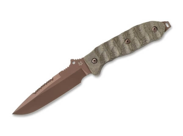 Feststehendes Messer, Grün, Becut, Micarta
