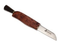 Feststehendes Messer, Braun, 5Cr15MoV, Maserbirkenholz Feststehendes Messer, Braun, 5Cr15MoV, Maserbirkenholz